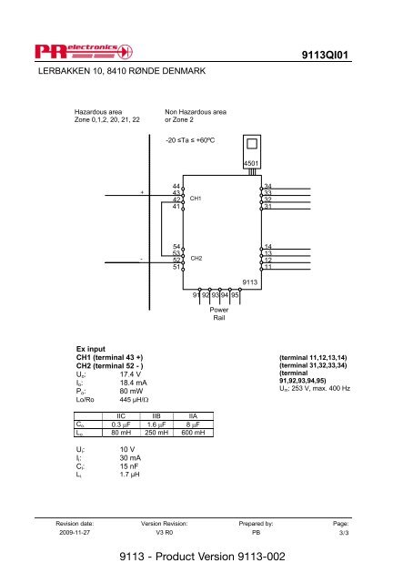 Bedienungsanleitung, Manuel, Manual, Manuale, 9113, PR ...