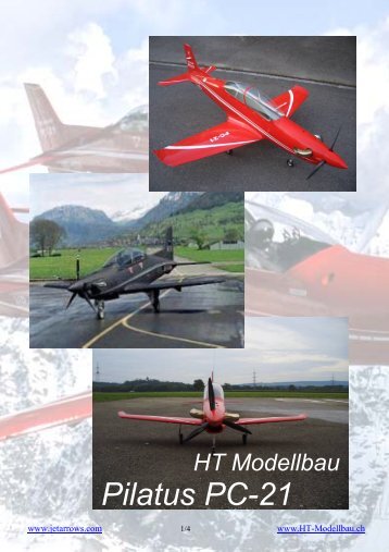 Pilatus PC-21 (deutsch/englisch) - HT-Modellbau