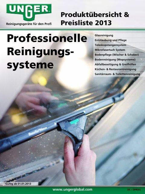 3,70m Unger TELE PLUS 125 SYSTEM 3-teilig