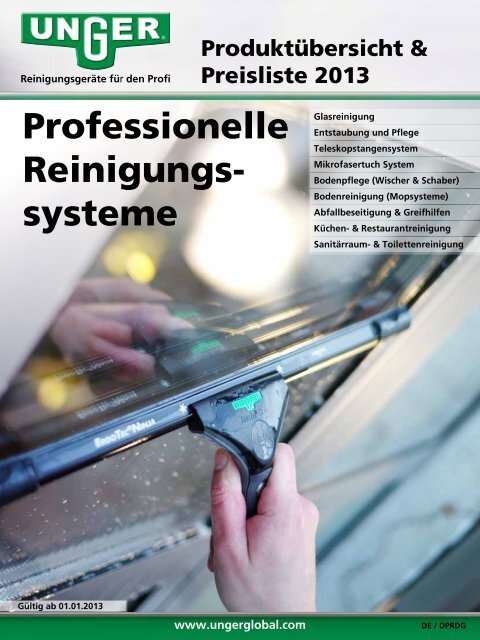 Professionelle Reinigungs- systeme - Unger