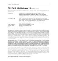 CINEMA 4D Release 13 Quickstart Manual - Maxon Computer