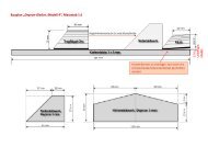 Bauplan „ Depron-Gleiter, Modell 4 “, Massstab 1:1