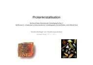 Proteinkristallisation - Universität Regensburg