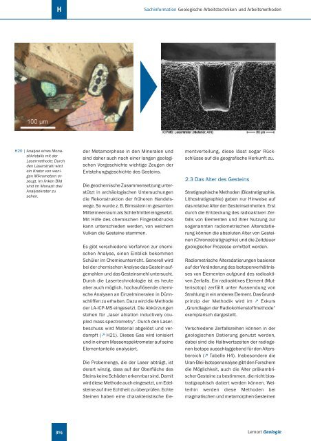 Lernort Geologie - Bayerisches Staatsministerium für Umwelt und ...