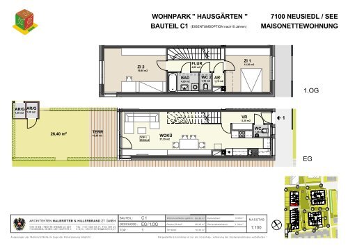 WOHNPARK " HAUSGÄRTEN " 7100 NEUSIEDL / SEE EG 1.OG ...