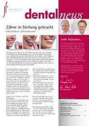 Praxiszeitung (2-2012) - Zahnmedizinisches Zentrum Jordan Fillies