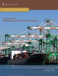 Expanding California's Exports - Milken Institute
