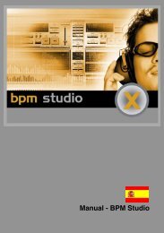 Manual - BPM Studio - BPM Studio - BPM Jukebox