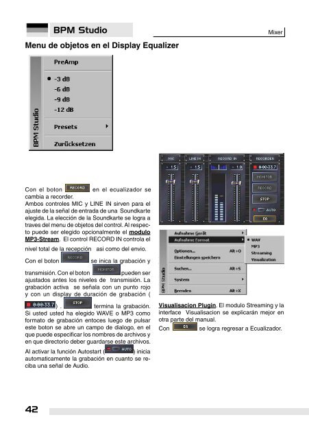 Manual - BPM Studio - BPM Studio - BPM Jukebox