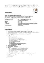 Protokoll JHV 2012 in Wörrstadt - Landesverband der ...