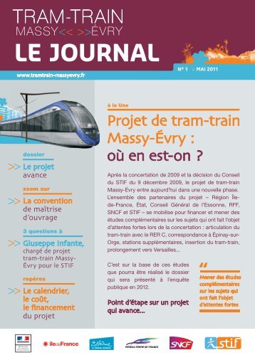 LE JOURNAL - Tram - Train : Massy - Evry