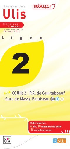 CC Ulis 2 - P.A. de Courtaboeuf - Gare de Massy ... - Les cars d'Orsay