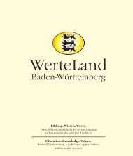 WerteLand Baden-Württemberg - Perlen der Wirtschaft