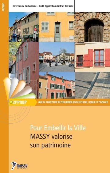Plaquette de présentation de la ZPPAUP - Massy