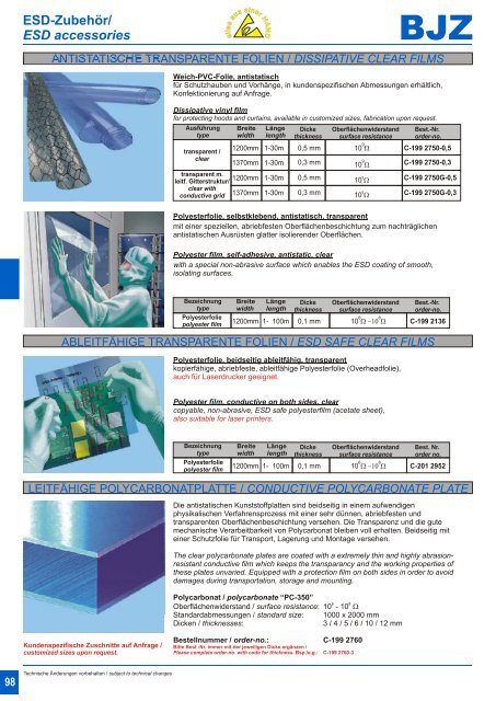 AW & BVS Seite001 - BJZ Industriedienst und Vertrieb