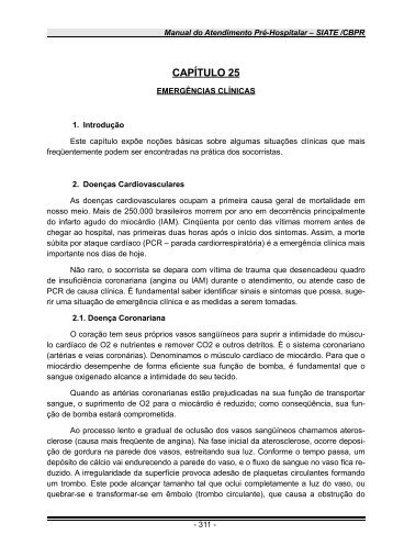 Manual do Atendimento Pré-Hospitalar – SIATE /CBPR - Defesa Civil