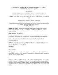 CHRISTOPHER JOHN MARTIN, Petitioner-Appellant, v. US - First ...