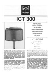 ICT 300 - Martin Audio