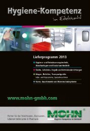 MOHN Lieferprogramm 2013 - Mohn GmbH