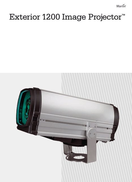 exterior 1200 image Projector™ - Martin