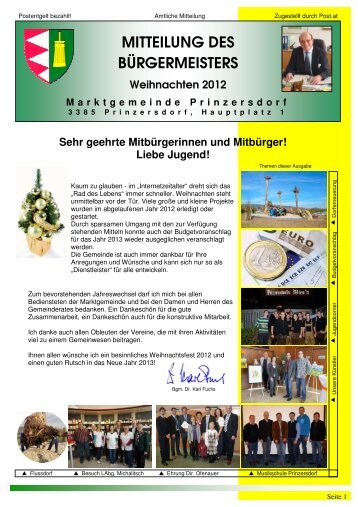 Mitteilung 4-2012 fertig\374 - Marktgemeinde Prinzersdorf
