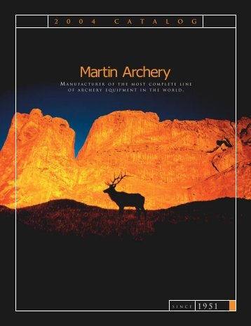 Martin Archery 2004 Bow Catalog