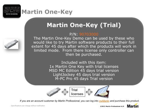 Martin One-Key Explained