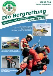 Die Bergrettung - Bergrettung Vorarlberg. News