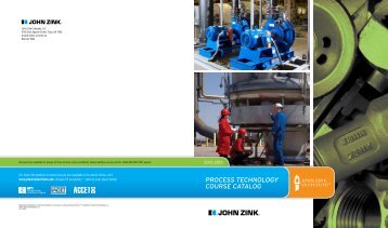 Process Technology course caTalog - John Zink Company