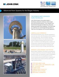 Advanced Flare Systems for the Biogas Industry - John Zink Company