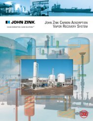 JOHN ZINK CARBON ADSORPTION VAPOR RECOVERY SYSTEM