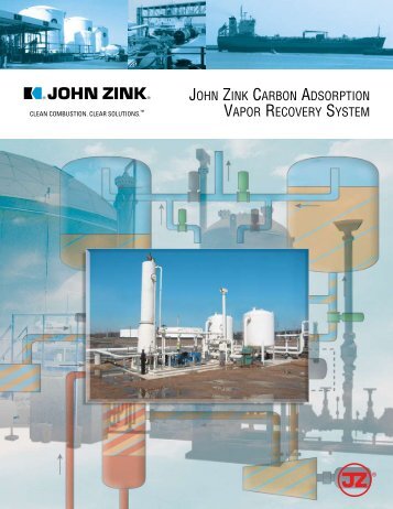 JOHN ZINK CARBON ADSORPTION VAPOR RECOVERY SYSTEM