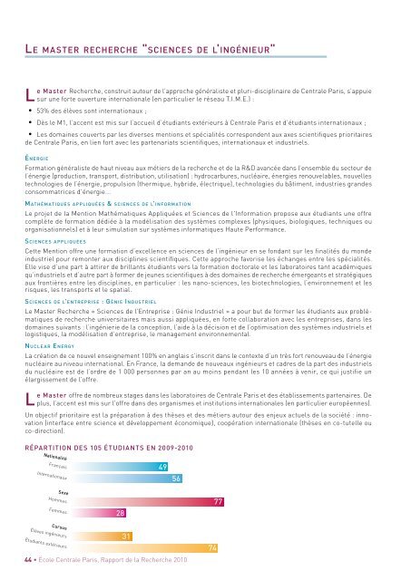 RAPPORT DE LA RECHERCHE 2010 - Devenir-centralien.com