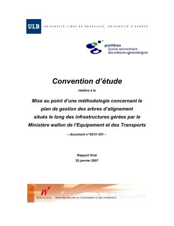 Convention d'étude