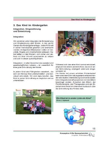 Konzeption Kindergarten Spessartwichtel Teil 2 - Jossgrund