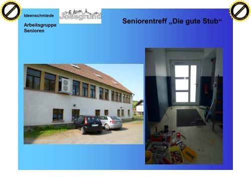 Ideenschmiede Jossgrund, Arbeitsgruppe Senioren