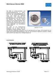 Multi-Sensor-Dimmer MSD - Altenburger Electronic GmbH