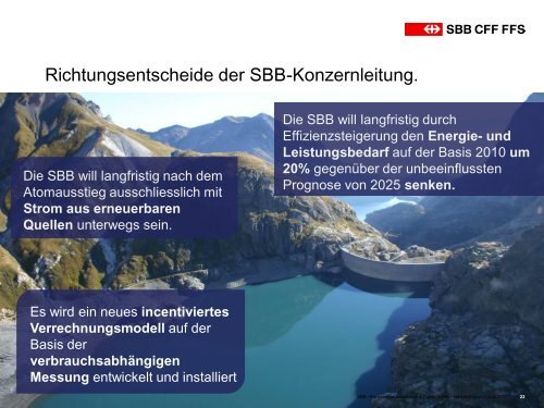 "Antriebe: Schienenverkehr", Präsentation von Markus Halder (SBB