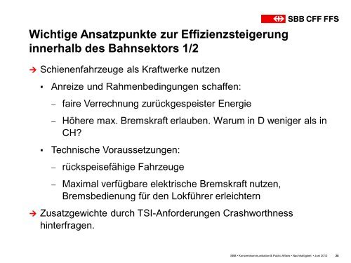 "Antriebe: Schienenverkehr", Präsentation von Markus Halder (SBB