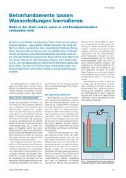 Betonfundamente lassen Wasserleitungen korrodieren - Technik-Forum