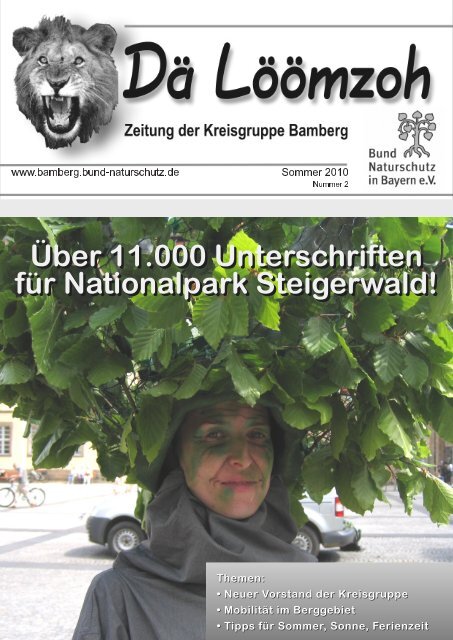Über 11.000 Unterschriften für Nationalpark Steigerwald! - Bund ...