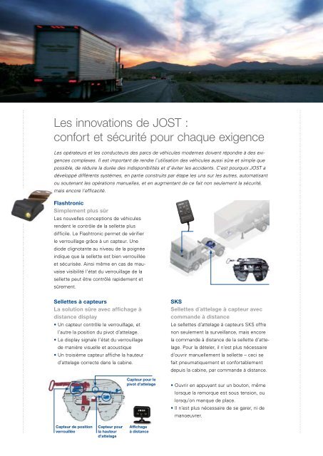 Confort et sécurité - Jost-Werke GmbH