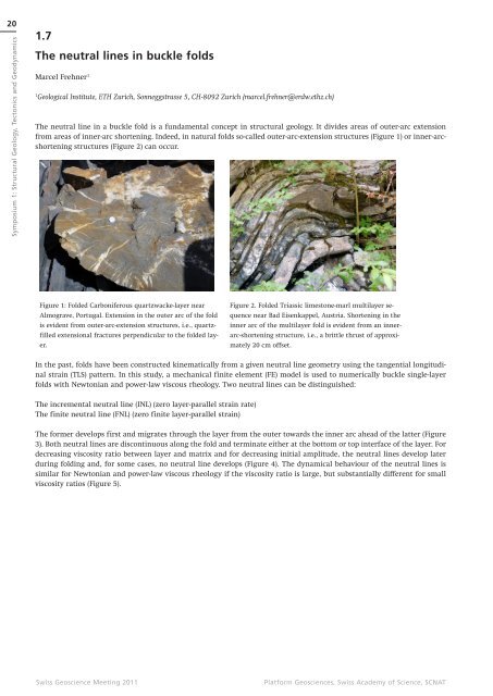 2. Mineralogy – Petrology – Geochemistry - SWISS GEOSCIENCE ...