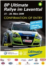 Confirmation of Entry (.pdf) - BP Ultimate Rallye