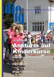 Ansturm auf Kinderkurse Ansturm auf Kinderkurse - TG Tuttlingen