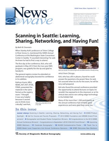 Scanning in Seattle - Society of Diagnostic Medical Sonography