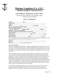 Survey Agreement (PDF) - Marine Surveyors
