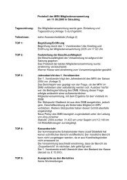 Protokoll der MRV-Mitgliederversammlung am 11.06.2005 in ...