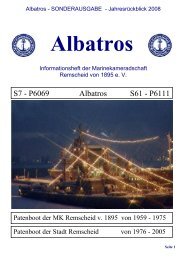 S7 - P6069 Albatros S61 - P6111 - der Schnellboote Albatros