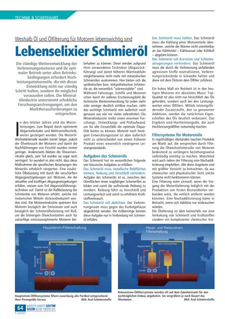 10 Jahre esa - Schiffahrt und Technik